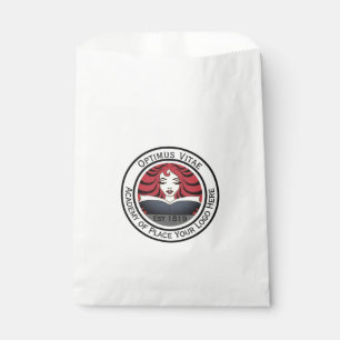 Add your own company business logo favor bag
