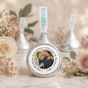Add Your Own Couple Photo 10th Wedding Anniversary Hershey®'s Kisses®