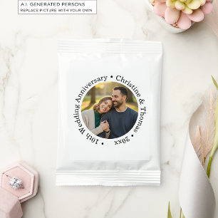 Add Your Own Couple Photo 10th Wedding Anniversary Margarita Drink Mix