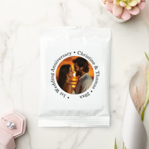 Add Your Own Couple Photo 1st Wedding Anniversary Margarita Drink Mix