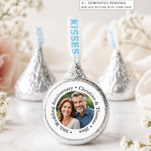 Add Your Own Couple Photo 20th Wedding Anniversary Hershey®'s Kisses®