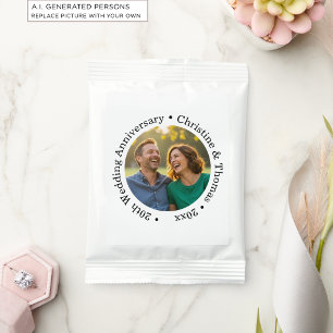 Add Your Own Couple Photo 20th Wedding Anniversary Margarita Drink Mix