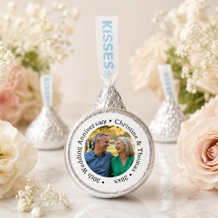 Add Your Own Couple Photo 30th Wedding Anniversary Hershey®'s Kisses®