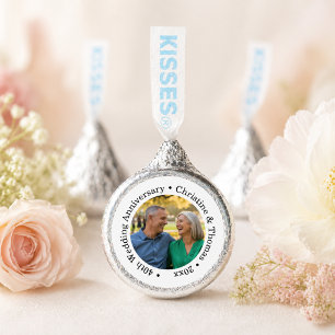 Add Your Own Couple Photo 40th Wedding Anniversary Hershey®'s Kisses®