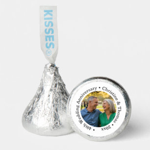 Add Your Own Couple Photo 40th Wedding Anniversary Hershey®'s Kisses®