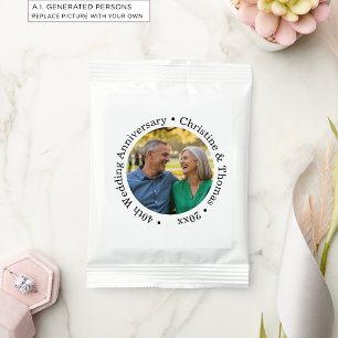 Add Your Own Couple Photo 40th Wedding Anniversary Margarita Drink Mix