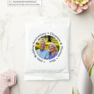 Add Your Own Couple Photo 50th Wedding Anniversary Margarita Drink Mix