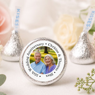 Add Your Own Couple Photo 55th Wedding Anniversary Hershey®'s Kisses®