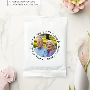 Add Your Own Couple Photo 60th Wedding Anniversary Margarita Drink Mix