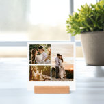Add Your Own Custom 3 Photo Collage Square Holder<br><div class="desc">Modern and elegant design printed Add Your Own Custom 3 Photo Collage Square Holder that can be customized with your text. Check out the Graphic Art Design store for other products that match this design!</div>