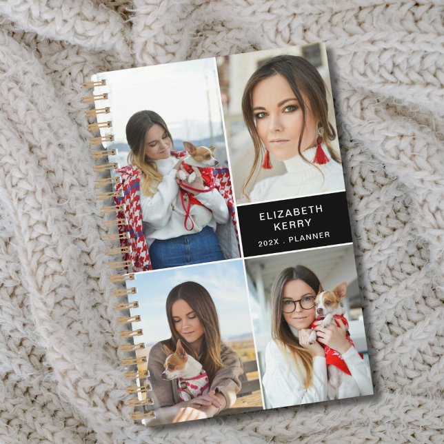 Add Your Own Custom 4 Photo Collage Planner (Creator Uploaded)