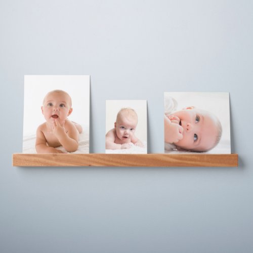 Add Your Own Custom Baby Photos 3 Photo Picture Ledge