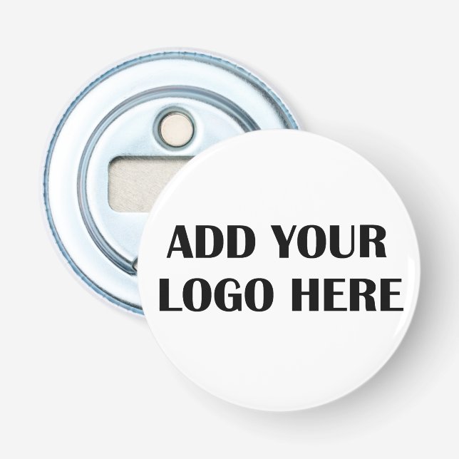 Add Your Own Custom Business Logo To This  Bottle Opener (Front)