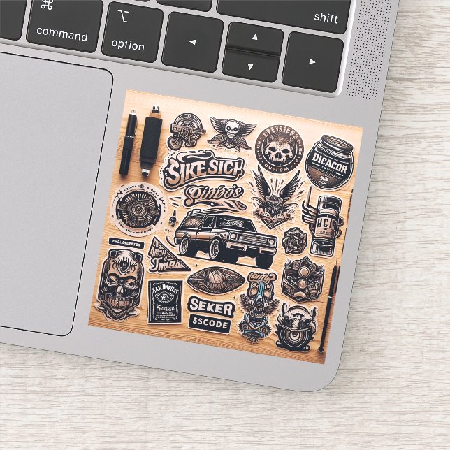Add Your Own Custom "Custom-Cut Vinyl Sticker" Sticker (Detail)