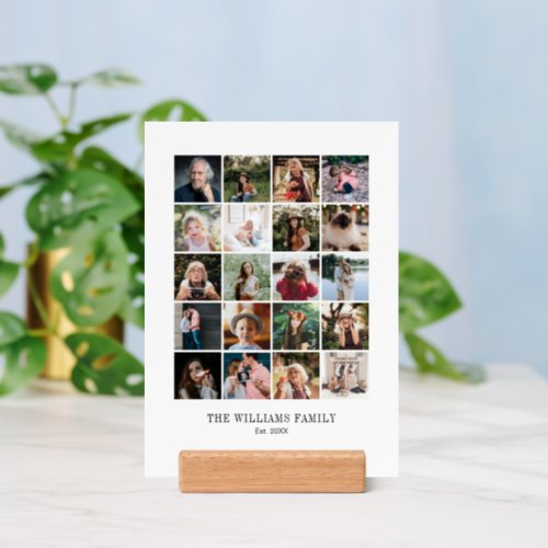 Add Your Own Custom Family 20 Photo Collage Holder