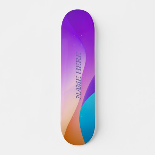 Add Your Own Custom Name Personalized Skateboard