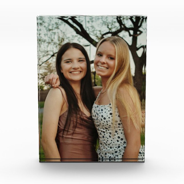 Add Your Own Custom Photo Acrylic Award (Front)