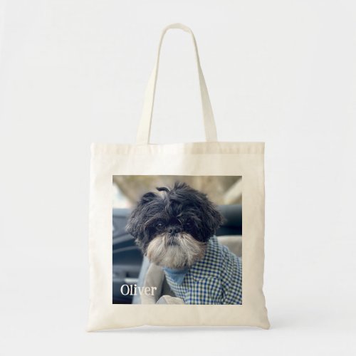 Add your own Custom Photo Animal Dog Simple  Tote Bag
