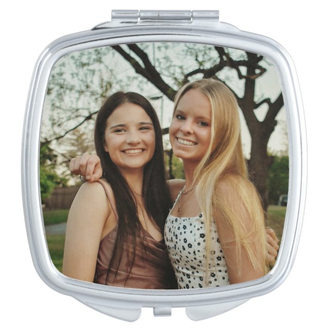 Add Your Own Custom Photo Compact Mirror (Front)