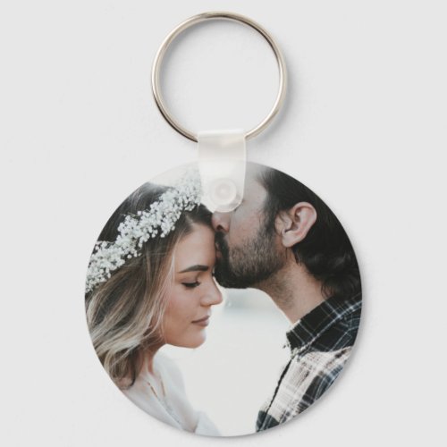 Add Your Own Custom Photo Double Sided  Keychain
