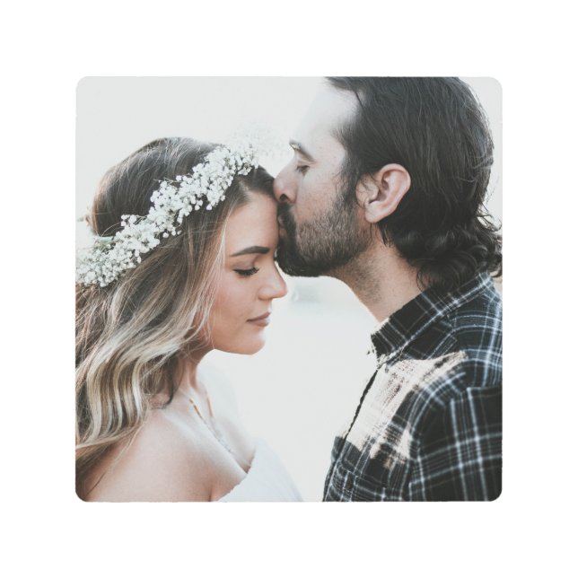 Add Your Own Custom Photo Double Sided  Metal Print (Front)