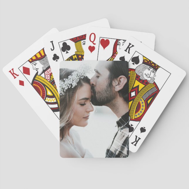 Add Your Own Custom Photo Double Sided  Poker Cards (Back)