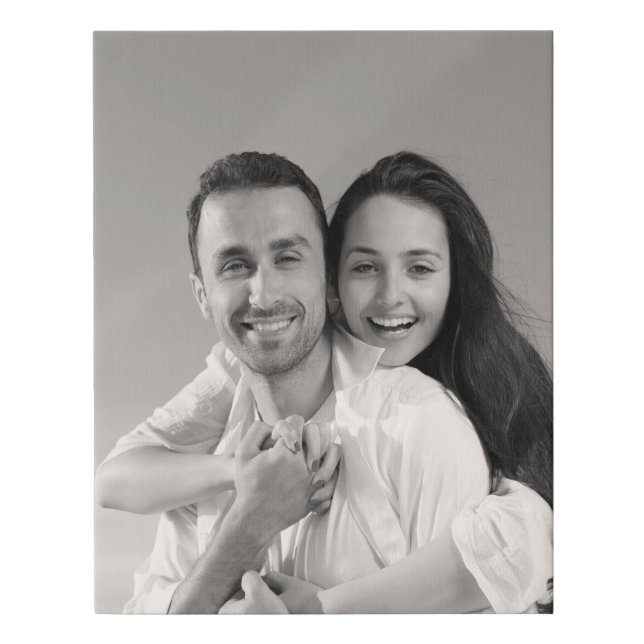 Add Your Own Custom Photo Faux Canvas Print (Front)