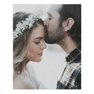 Add Your Own Custom Photo  Faux Canvas Print