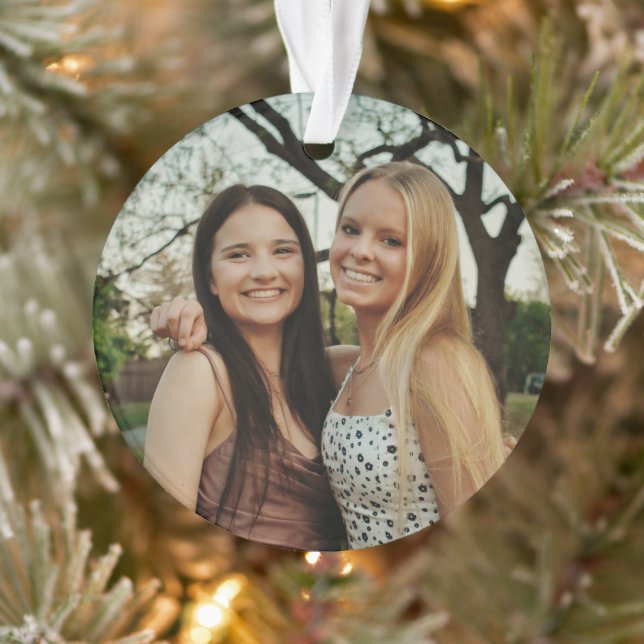 Add Your Own Custom Photo Ornament (Tree)