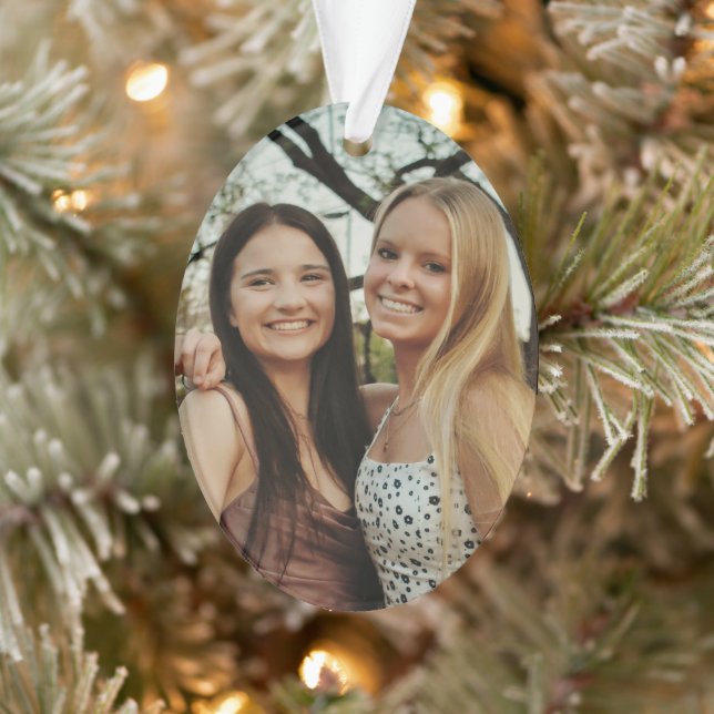 Add Your Own Custom Photo Ornament (Tree)