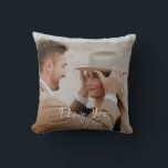 Add Your Own Custom Photo  Throw Pillow<br><div class="desc">Design features personal photo with the Calligraphy script "I Love You".  Easily customize photo and message of choice.  Perfect gift idea and keepsake for the newlyweds,  anniversary couple,  best friend and more.</div>