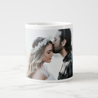 Add Your Own Custom Photo Wedding Giant Coffee Mug