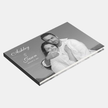 Add Your Own Custom Photo Wedding Guest Book by wasootch at Zazzle