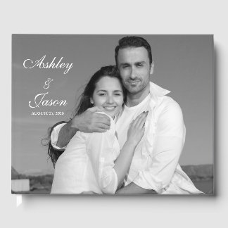 Add Your Own Custom Photo Wedding Guest Book