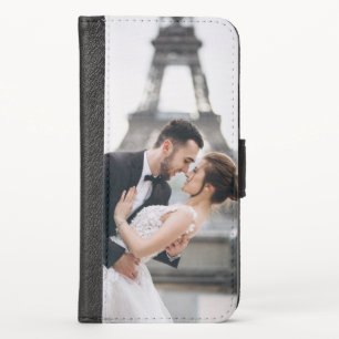Add Your Own Custom Photo Wedding iPhone XS Wallet Case