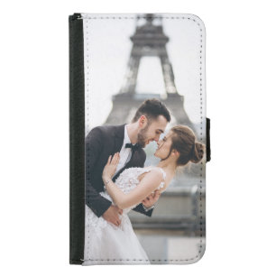Add Your Own Custom Photo Wedding Samsung Galaxy S5 Wallet Case