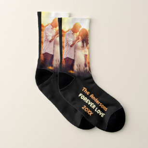 Add your own custom photography and message socks