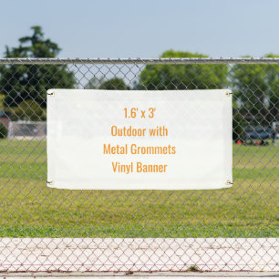 Add Your Own Design 1.6' x 3' Banner