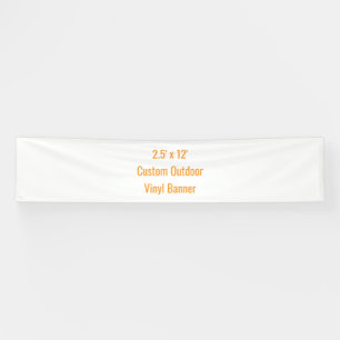 Add Your Own Design 2.5' x 12' Banner