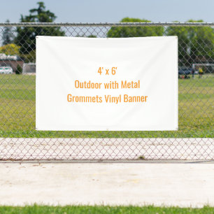 Add Your Own Design 4' x 6' Banner