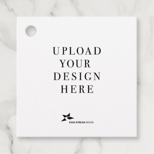 Add Your Own Design Favor Tags