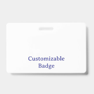 Add Your Own Design Horizontal Badge