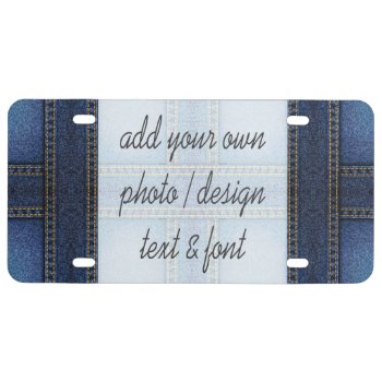 Add Your Own Design License Plate by KRStuff at Zazzle