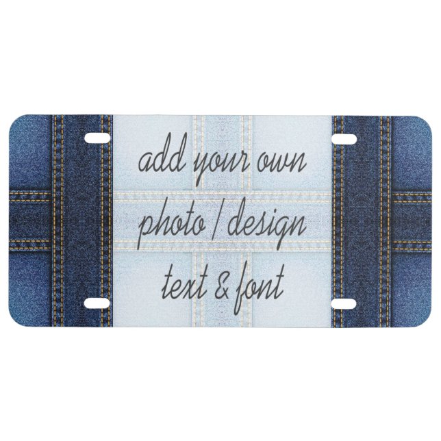 Add your own design license plate (Front)