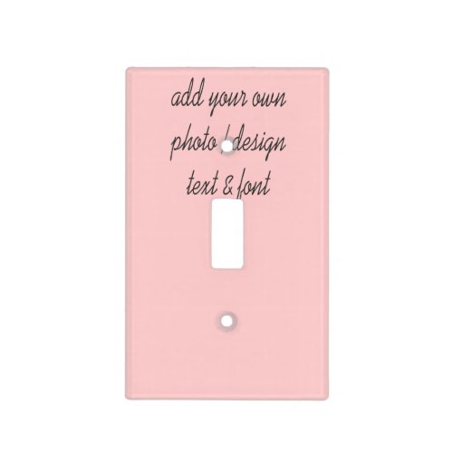 Add your own design light switch cover