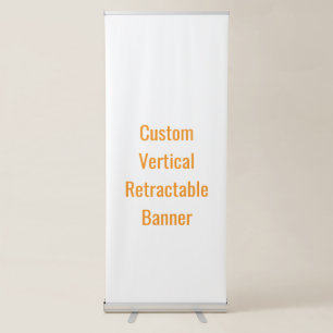 Add Your Own Design Retractable Banner