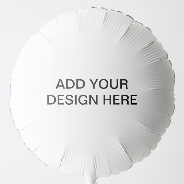 Add Your Own Design to Small Air-Filled Balloon (Front)