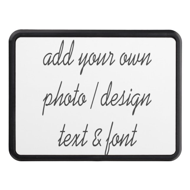 Add your own design tow hitch cover (Front)