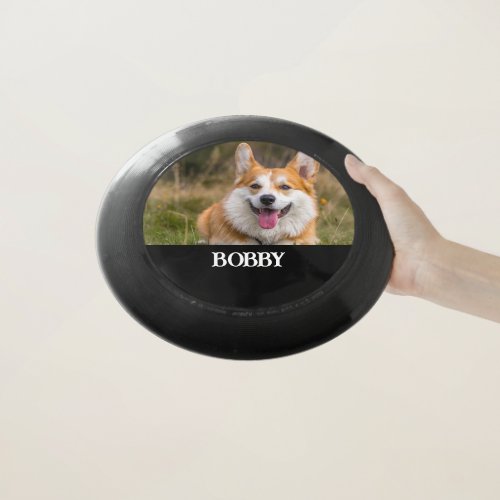 Add your own dog photo and name Wham_O frisbee