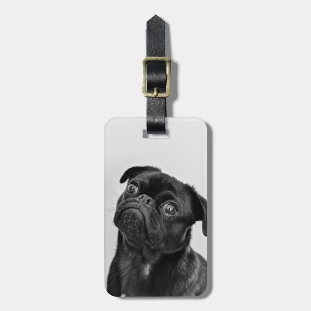 Pug luggage tag hotsell